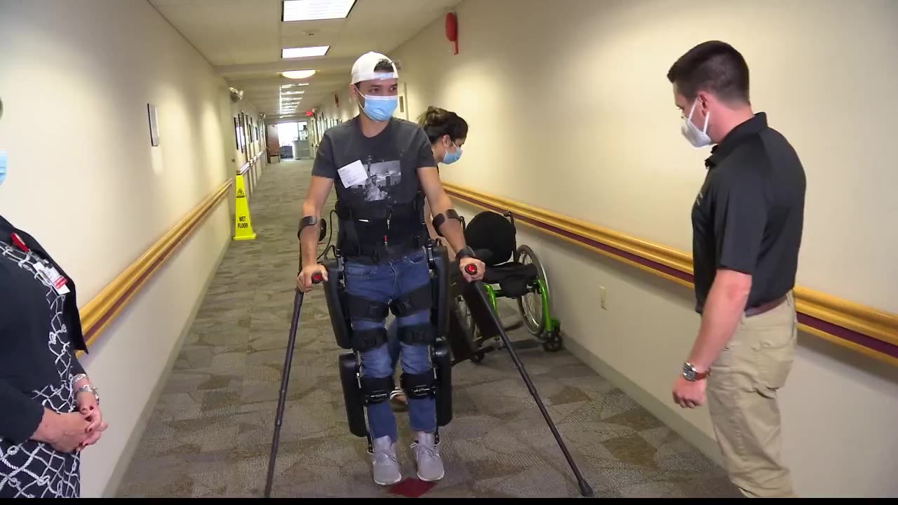 Modern technology helps local man walk again - NEWS10 ABC