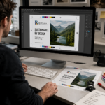 Creative designer at work in studio